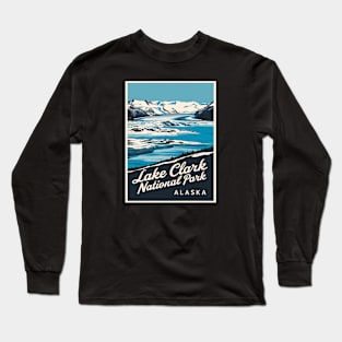 Lake Clark National Park Frozen Landscape Long Sleeve T-Shirt